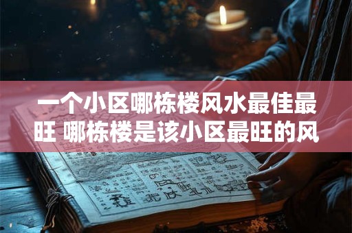 一个小区哪栋楼风水最佳最旺 哪栋楼是该小区最旺的风水宝地