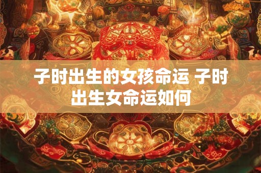 子时出生的女孩命运 子时出生女命运如何
