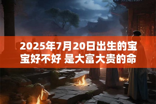 2025年7月20日出生的宝宝好不好 是大富大贵的命吗