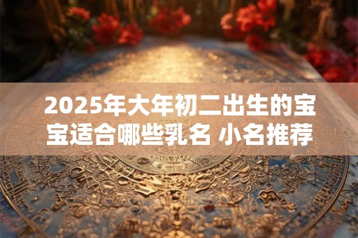 2025年大年初二出生的宝宝适合哪些乳名 小名推荐