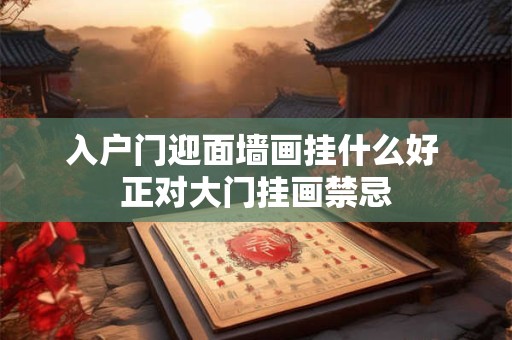 入户门迎面墙画挂什么好 正对大门挂画禁忌