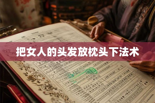 把女人的头发放枕头下法术
