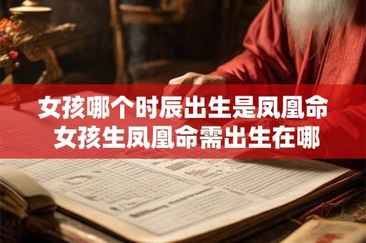 女孩哪个时辰出生是凤凰命 女孩生凤凰命需出生在哪个时辰