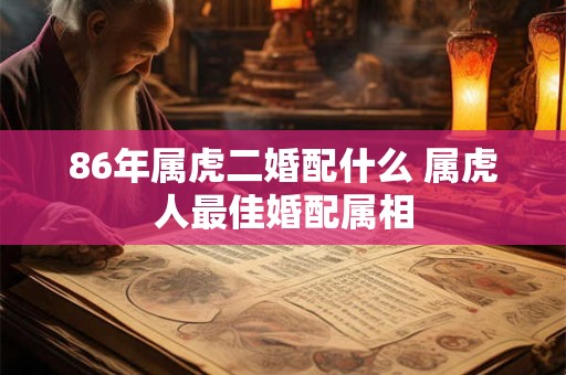 86年属虎二婚配什么 属虎人最佳婚配属相