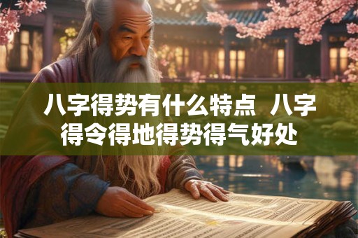 八字得势有什么特点  八字得令得地得势得气好处