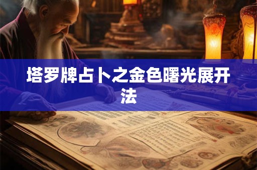 塔罗牌占卜之金色曙光展开法