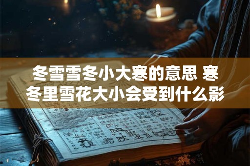 冬雪雪冬小大寒的意思 寒冬里雪花大小会受到什么影响
