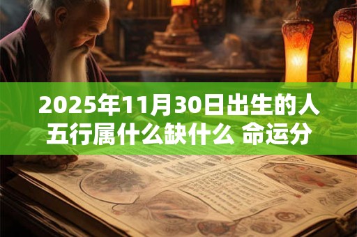 2025年11月30日出生的人五行属什么缺什么 命运分析