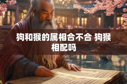 狗和猴的属相合不合 狗猴相配吗