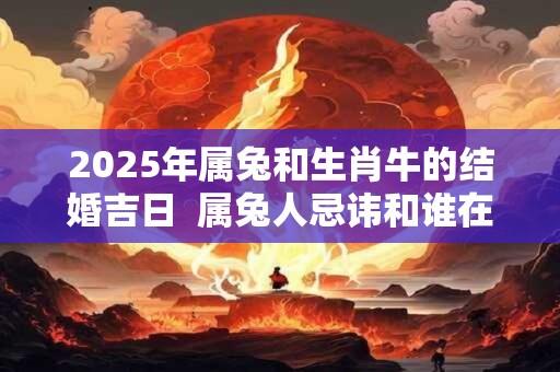 2025年属兔和生肖牛的结婚吉日  属兔人忌讳和谁在一起