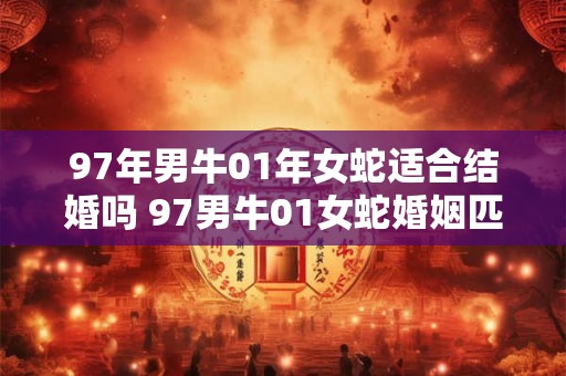 97年男牛01年女蛇适合结婚吗 97男牛01女蛇婚姻匹配吗