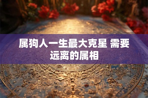属狗人一生最大克星 需要远离的属相