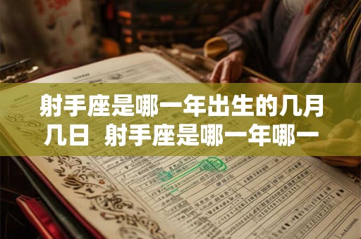射手座是哪一年出生的几月几日  射手座是哪一年哪一月出生的