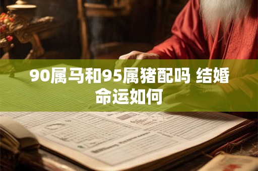 90属马和95属猪配吗 结婚命运如何