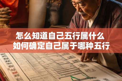 怎么知道自己五行属什么 如何确定自己属于哪种五行