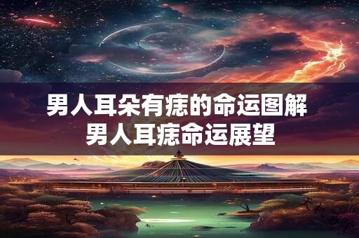 男人耳朵有痣的命运图解 男人耳痣命运展望