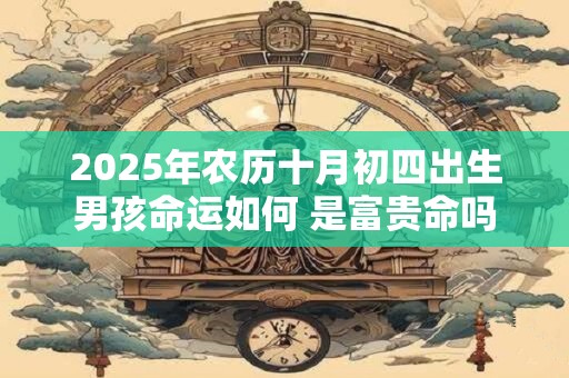 2025年农历十月初四出生男孩命运如何 是富贵命吗