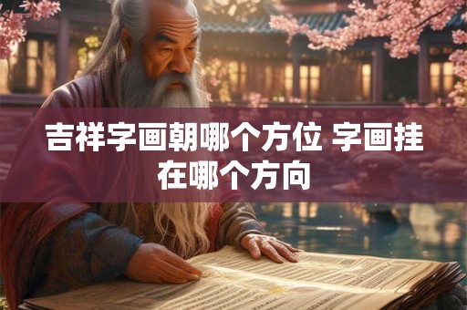 吉祥字画朝哪个方位 字画挂在哪个方向