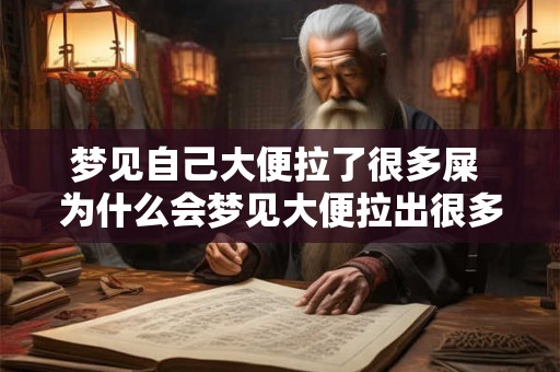 梦见自己大便拉了很多屎 为什么会梦见大便拉出很多屎