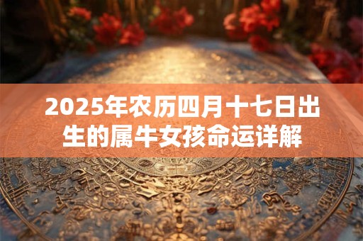 2025年农历四月十七日出生的属牛女孩命运详解