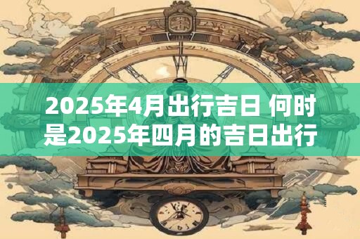 2025年4月出行吉日 何时是2025年四月的吉日出行