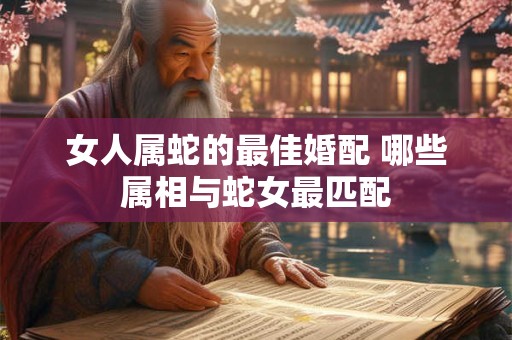 女人属蛇的最佳婚配 哪些属相与蛇女最匹配