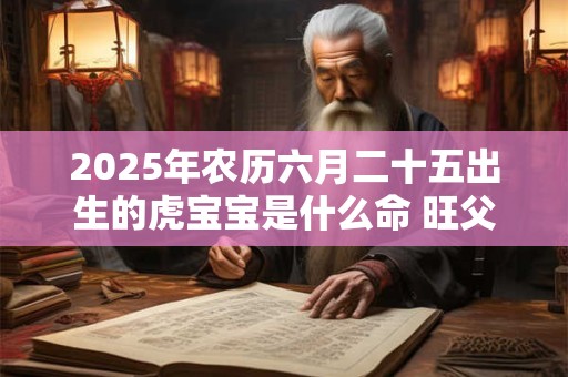 2026年农历六月二十五出生的虎宝宝是什么命 旺父母吗 2026年农历六月二十五出生的虎宝宝是什么命 旺父母吗