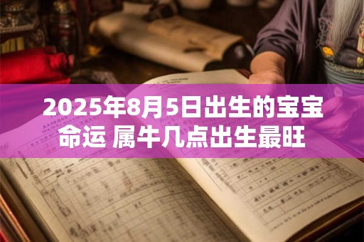 2025年8月5日出生的宝宝命运 属牛几点出生最旺 2025年8月5日出生的宝宝命运 属牛几点出生最旺
