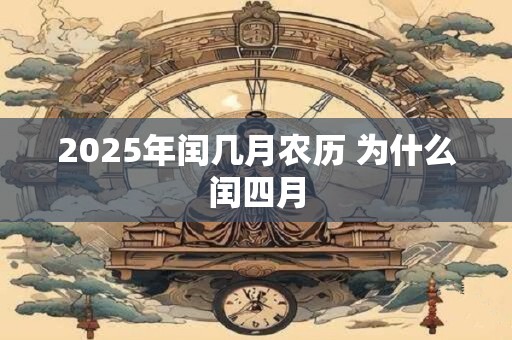 2025年闰几月农历 为什么闰四月