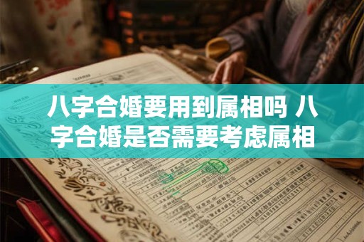 八字合婚要用到属相吗 八字合婚是否需要考虑属相