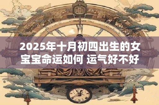 2025年十月初四出生的女宝宝命运如何 运气好不好