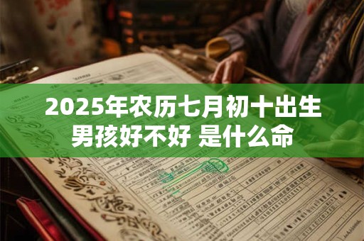 2025年农历七月初十出生男孩好不好 是什么命