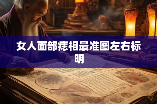 女人面部痣相最准图左右标明