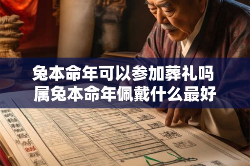 兔本命年可以参加葬礼吗 属兔本命年佩戴什么最好