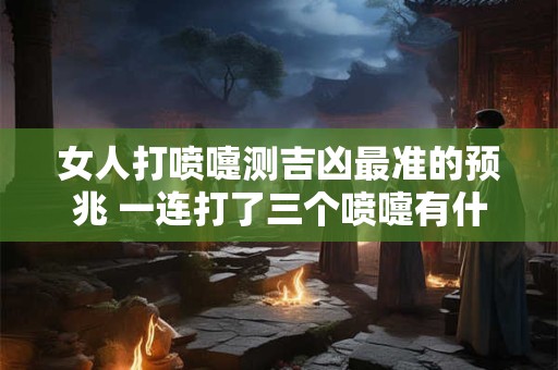 女人打喷嚏测吉凶最准的预兆 一连打了三个喷嚏有什么预兆吗