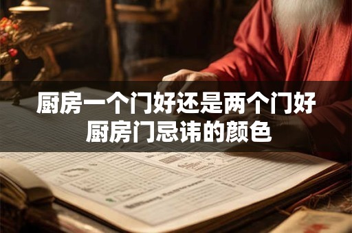 厨房一个门好还是两个门好 厨房门忌讳的颜色