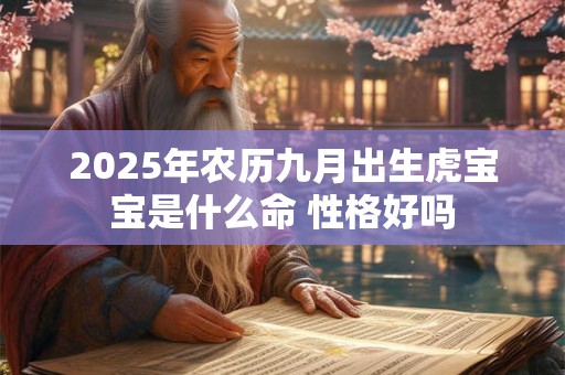 2025年农历九月出生虎宝宝是什么命 性格好吗