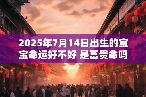 2025年7月14日出生的宝宝命运好不好 是富贵命吗