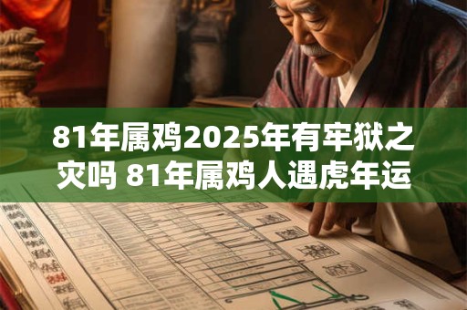 81年属鸡2025年有牢狱之灾吗 81年属鸡人遇虎年运势
