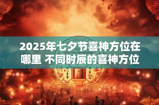 2025年七夕节喜神方位在哪里 不同时辰的喜神方位