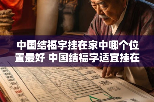 中国结福字挂在家中哪个位置最好 中国结福字适宜挂在哪个位置