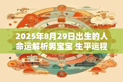 2025年8月29日出生的人命运解析男宝宝 生平运程分析