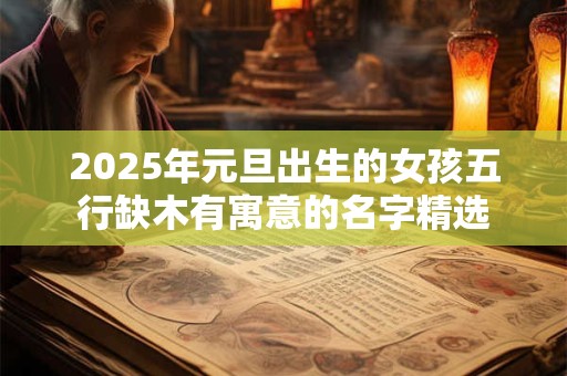 2025年元旦出生的女孩五行缺木有寓意的名字精选