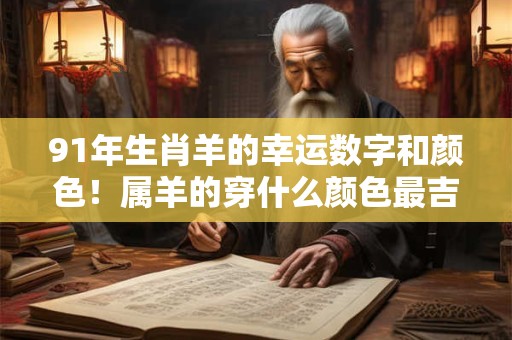 91年生肖羊的幸运数字和颜色！属羊的穿什么颜色最吉利