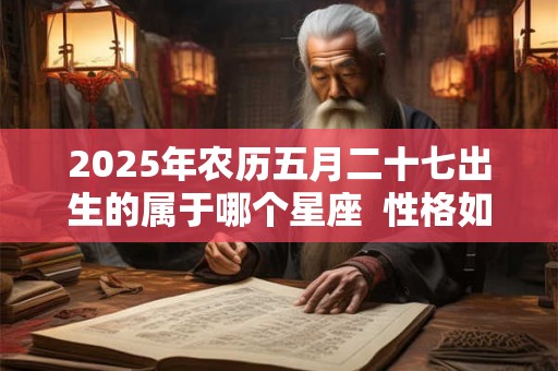 2025年农历五月二十七出生的属于哪个星座  性格如何