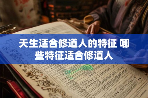 天生适合修道人的特征 哪些特征适合修道人