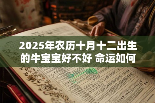 2025年农历十月十二出生的牛宝宝好不好 命运如何