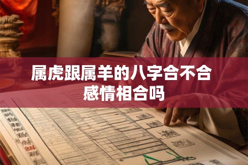 属虎跟属羊的八字合不合 感情相合吗