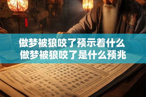 做梦被狼咬了预示着什么 做梦被狼咬了是什么预兆