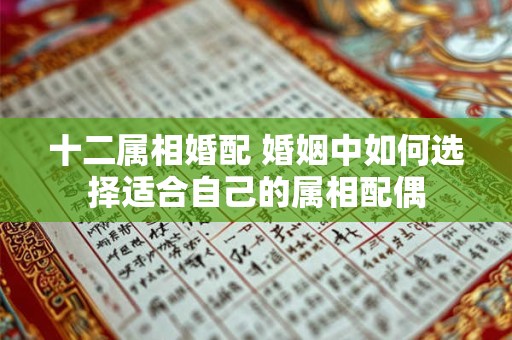 十二属相婚配 婚姻中如何选择适合自己的属相配偶